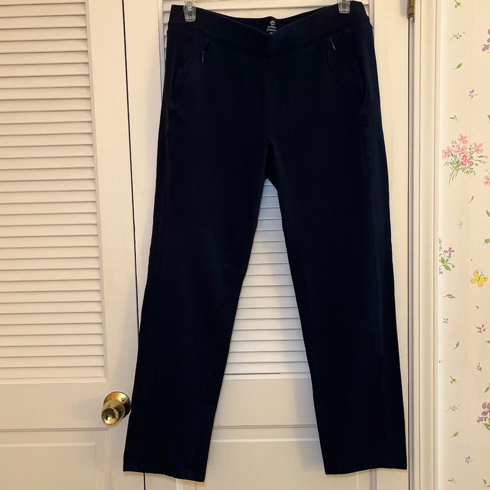 Talbots T by Talbots Black Everyday Straight Leg Stretch Pants Sz 1X